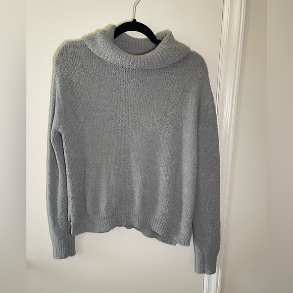 Pink Lily Teddy Sweater in Gray - Picture 2 of 5